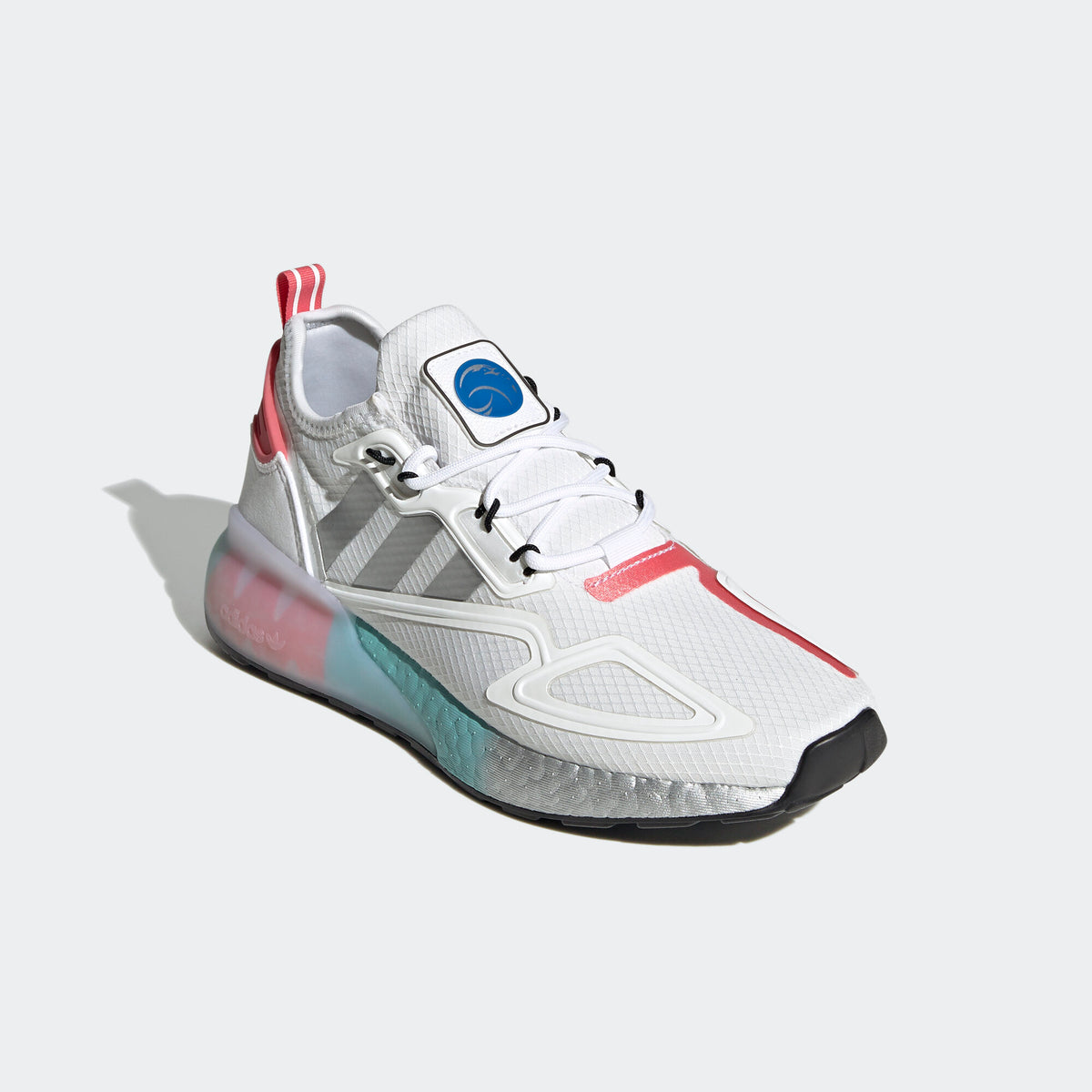 Adidas ZX 2K BOOST Sneakers - White / Silver - view 4