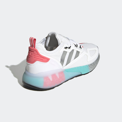 Adidas ZX 2K BOOST Sneakers - White / Silver - view 5