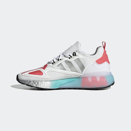 Adidas ZX 2K BOOST Sneakers - White / Silver - view 6
