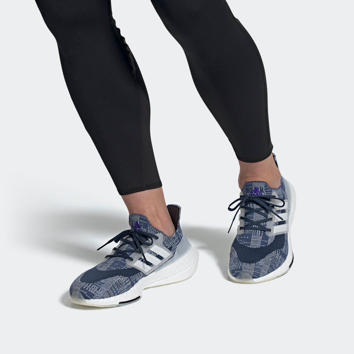 Adidas Ultraboost 21 PRIMEBLUE Sneakers - Denim Blue / Dark Blue - view 2