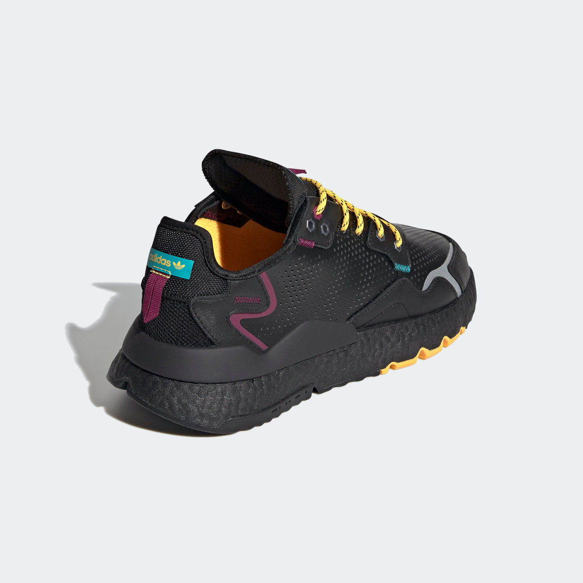 Adidas Nite Jogger Sneakers - Black / Reflective Silver / Blue - view 6