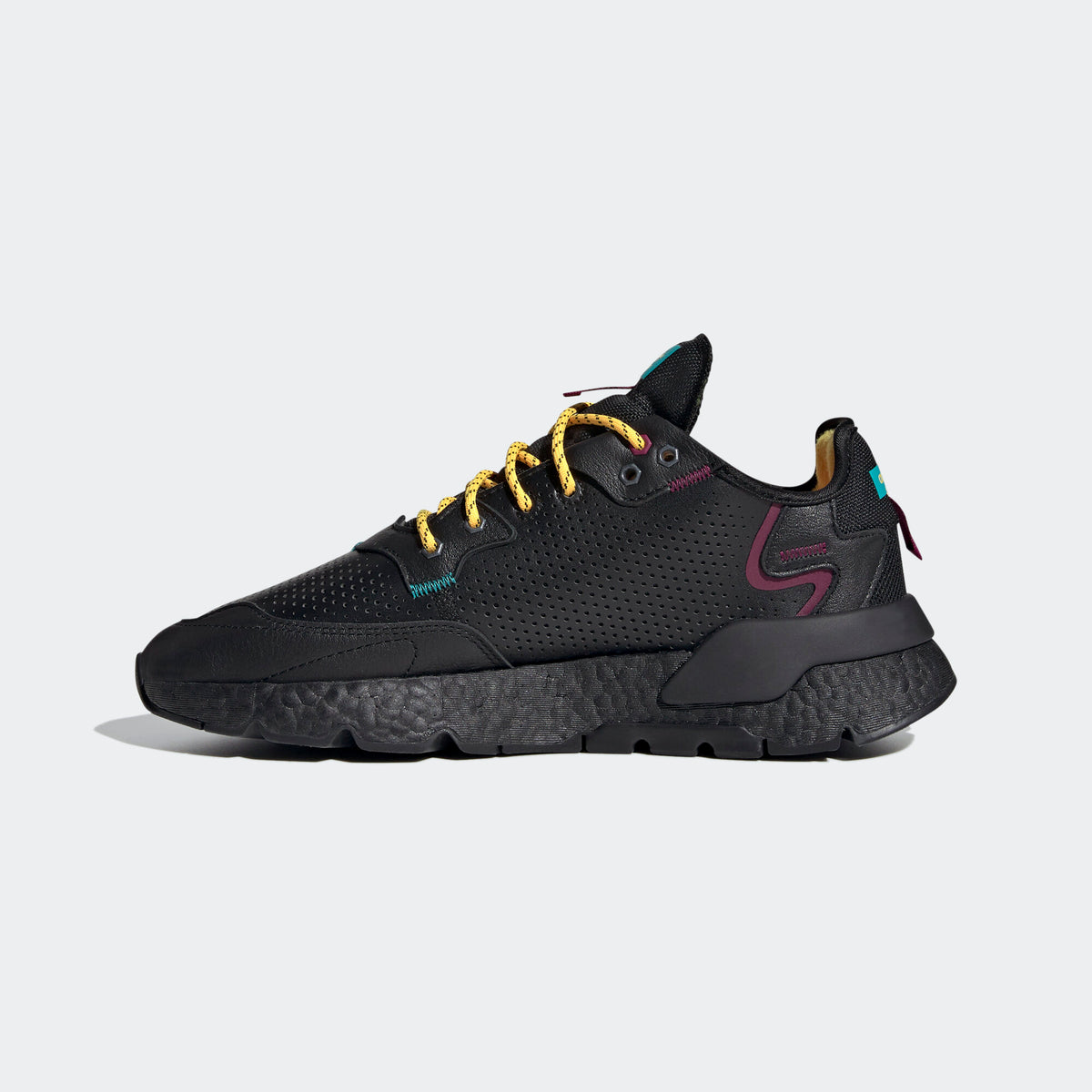 Adidas Nite Jogger Sneakers - Black / Reflective Silver / Blue - view 7