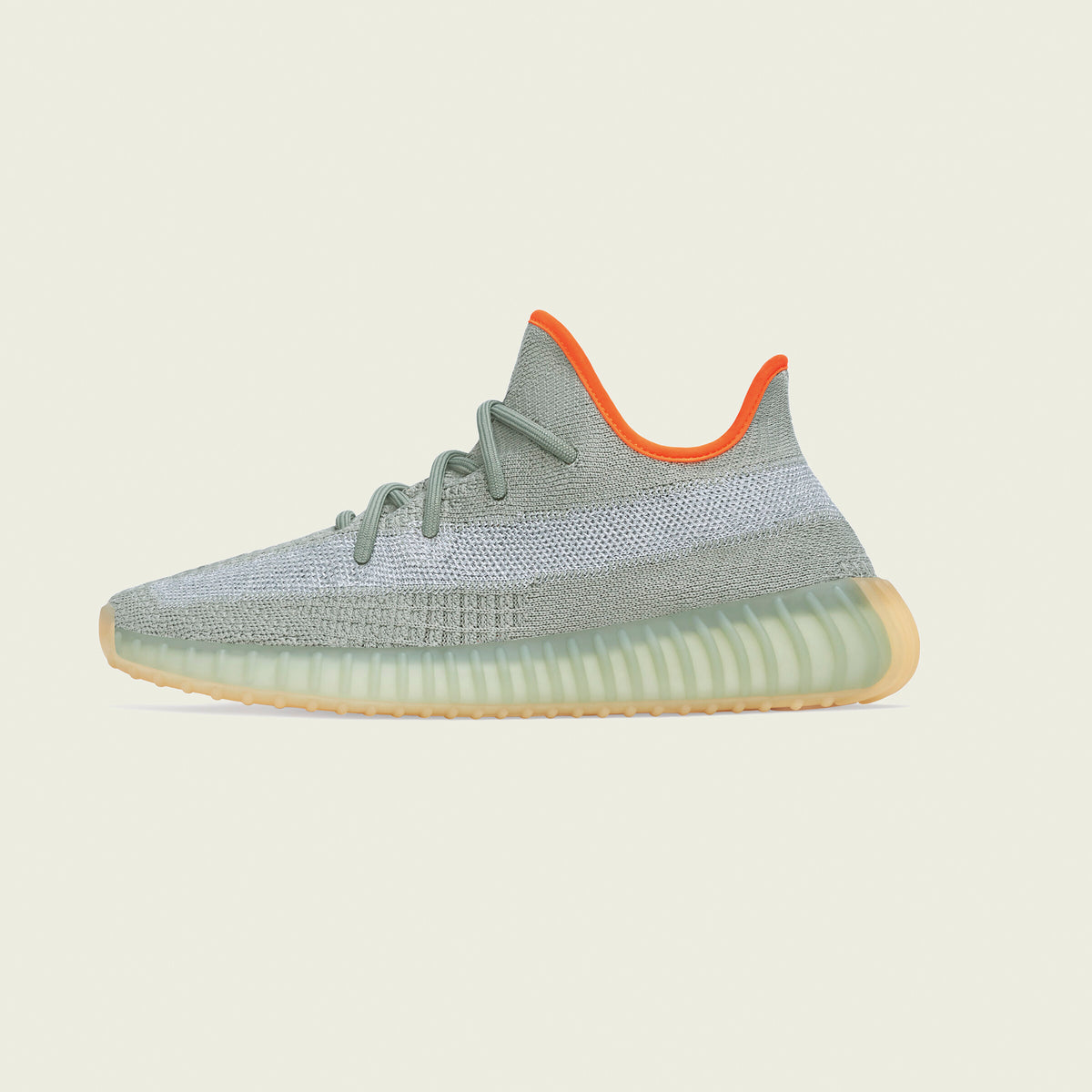 Adidas Yeezy BOOST 350 V2 Desert SAGE Sneakers - Silver Metallic - view 5