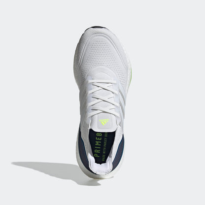 Adidas Ultraboost 21 Sneakers - White / Navy - view 2