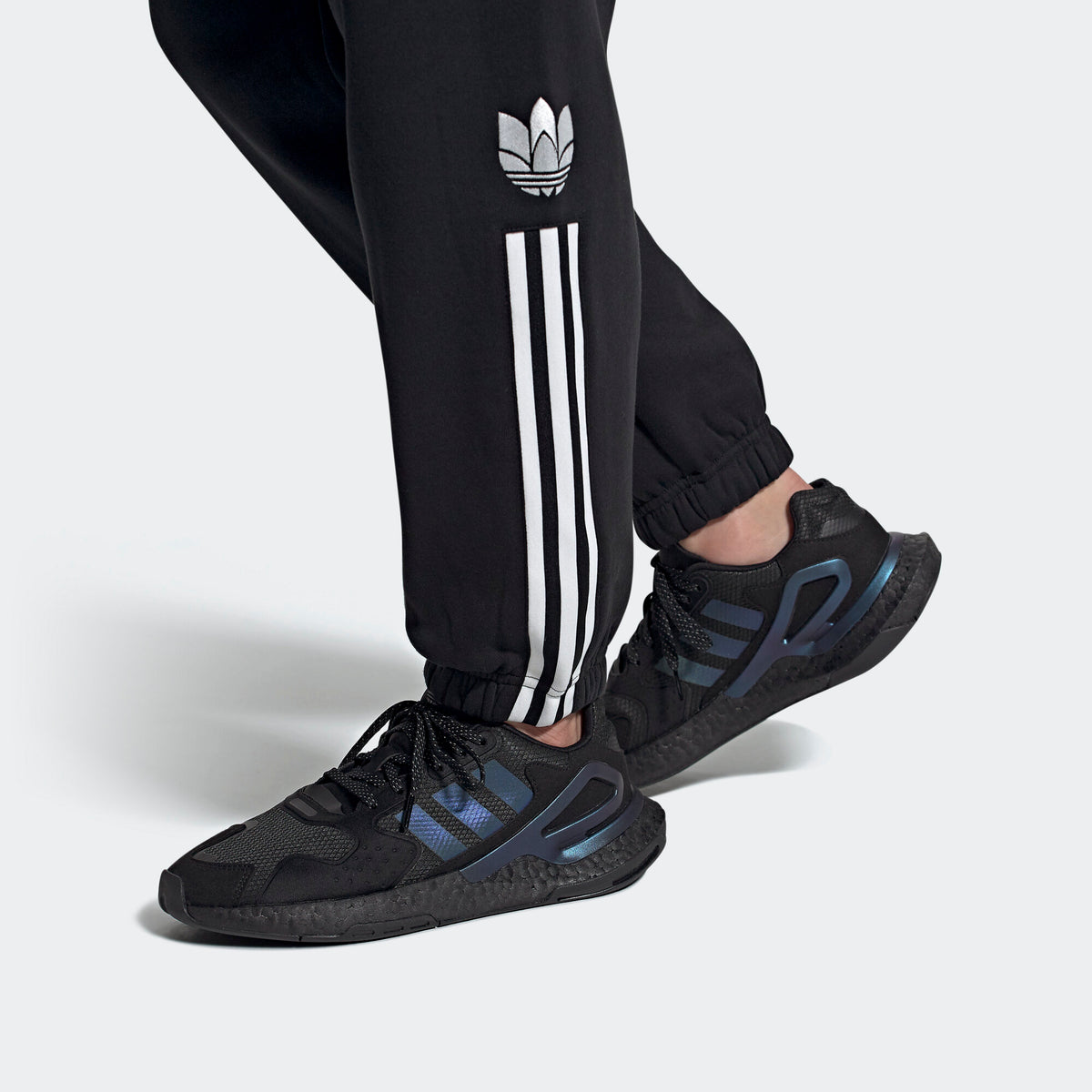 Adidas Day Jogger Sneakers - Core Black / Metallic Black - view 2