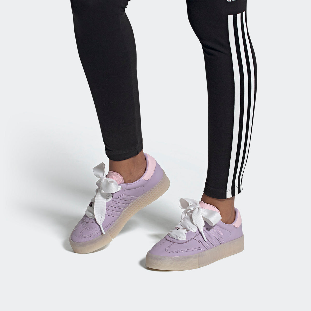 Adidas Sambarose Sneakers - Light Purple / Pink / White - view 2