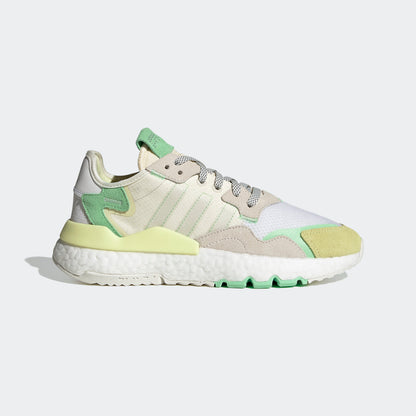 Adidas Nite Jogger Sneakers - Beige / White / Dark Green / Light Grey - view 1