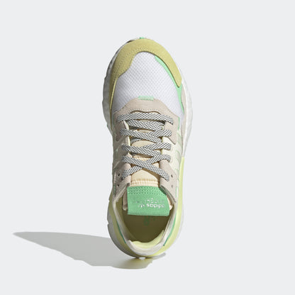 Adidas Nite Jogger Sneakers - Beige / White / Dark Green / Light Grey - view 2
