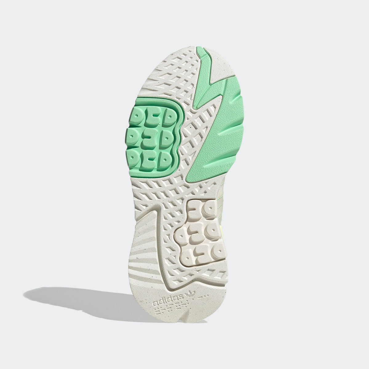 Adidas Nite Jogger Sneakers - Beige / White / Dark Green / Light Grey - view 3