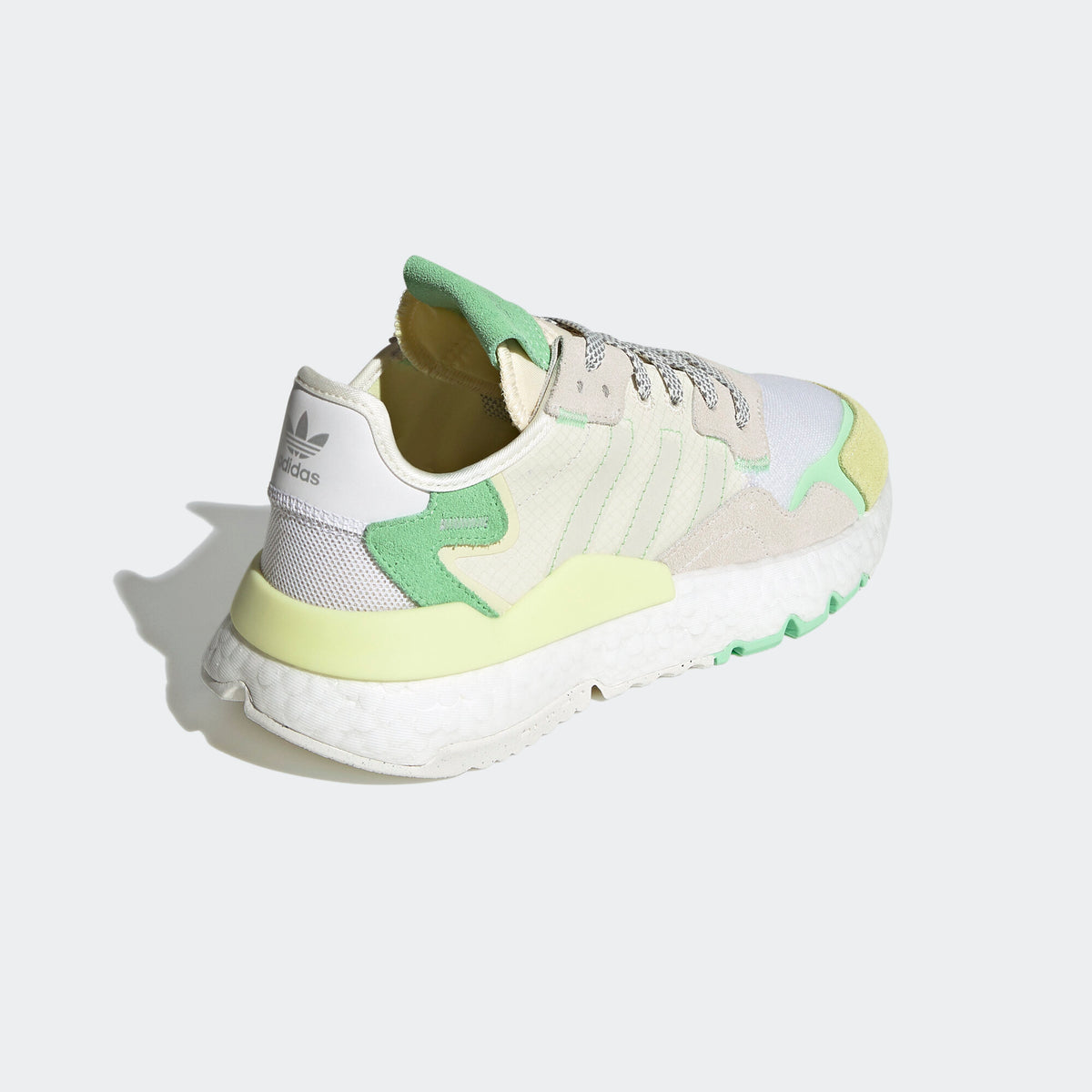 Adidas Nite Jogger Sneakers - Beige / White / Dark Green / Light Grey - view 5