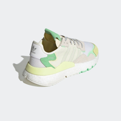Adidas Nite Jogger Sneakers - Beige / White / Dark Green / Light Grey - view 5