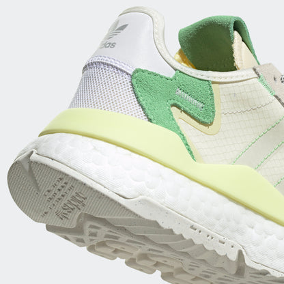 Adidas Nite Jogger Sneakers - Beige / White / Dark Green / Light Grey - view 8