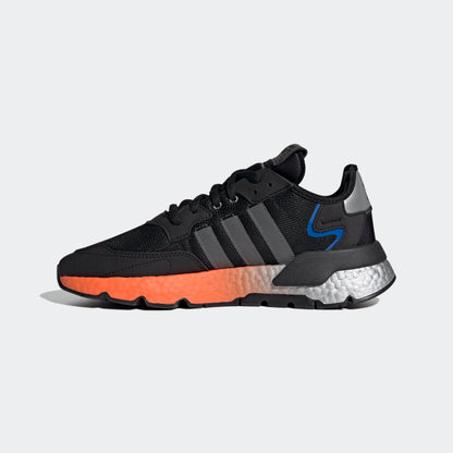Adidas Nite Jogger Sneakers - Black / Silver / Grey / Blue - view 6
