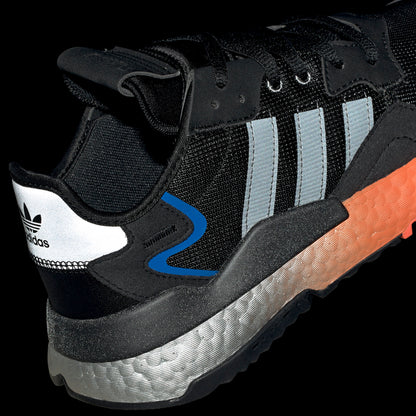 Adidas Nite Jogger Sneakers - Black / Silver / Grey / Blue - view 8