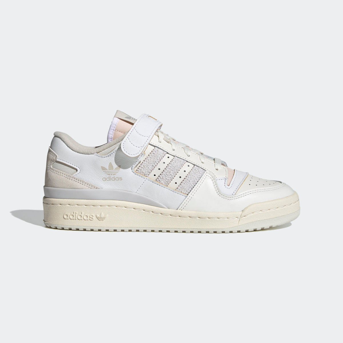 Adidas Forum 84 Low Sneakers - White / Beige Yellow / Light Grey / Nude Pink - view 1