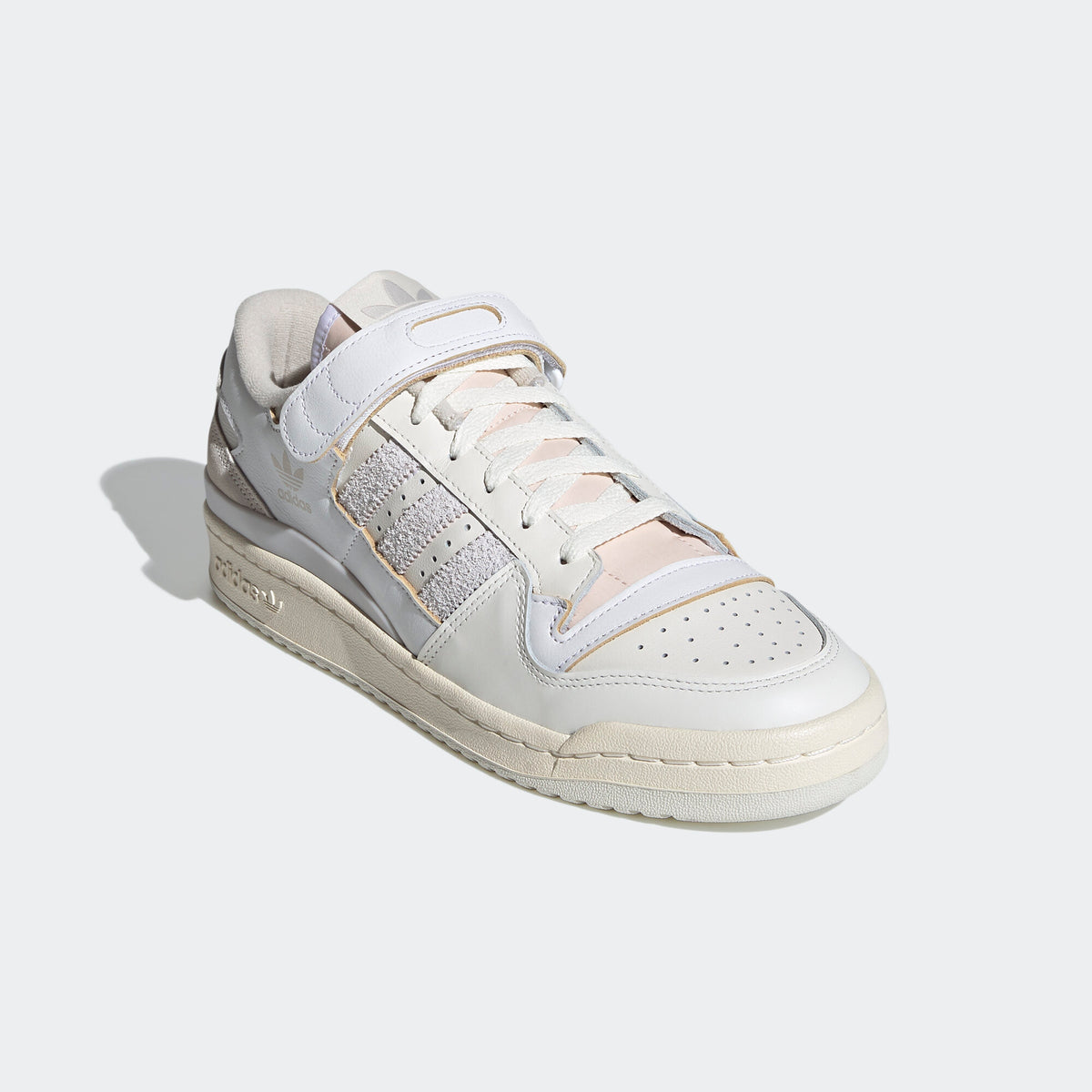 Adidas Forum 84 Low Sneakers - White / Beige Yellow / Light Grey / Nude Pink - view 4