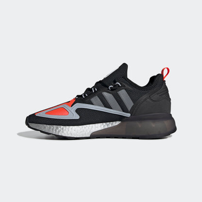 Adidas ZX 2K BOOST Sneakers - Black / Grey / Blue / Red - view 7