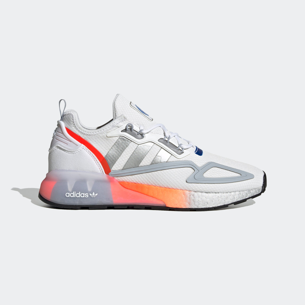 Adidas ZX 2K BOOST Sneakers - White / Silver / Red / Blue - view 1
