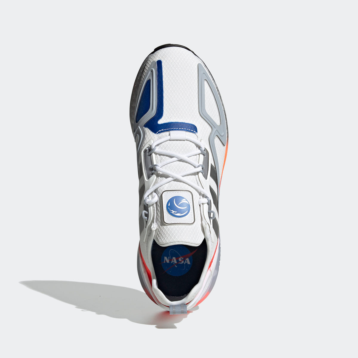 Adidas ZX 2K BOOST Sneakers - White / Silver / Red / Blue - view 2