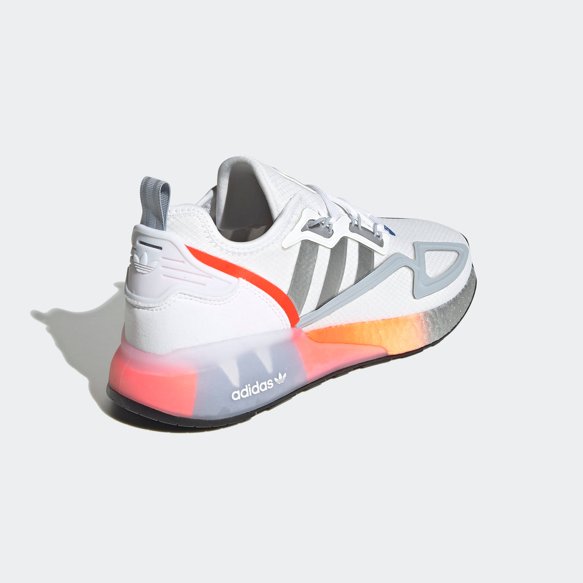 Adidas ZX 2K BOOST Sneakers - White / Silver / Red / Blue - view 5