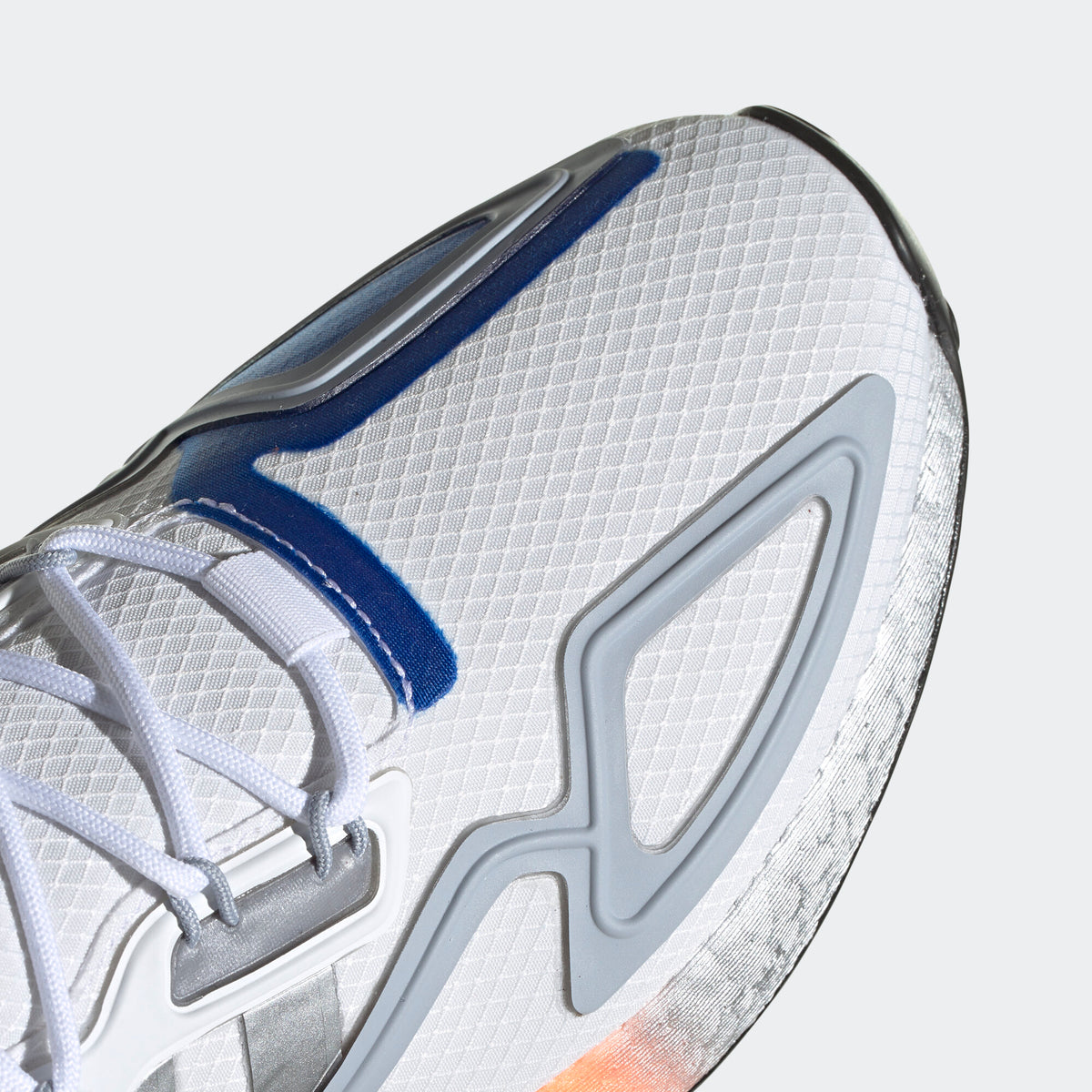 Adidas ZX 2K BOOST Sneakers - White / Silver / Red / Blue - view 7
