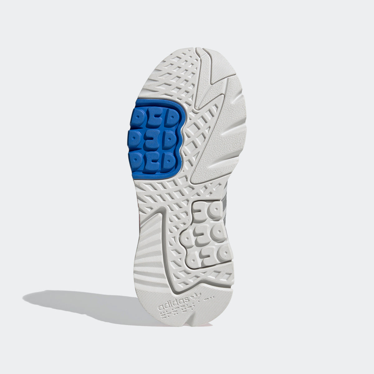 Adidas Nite Jogger Sneakers - Light Grey / Dark Grey / Blue - view 3