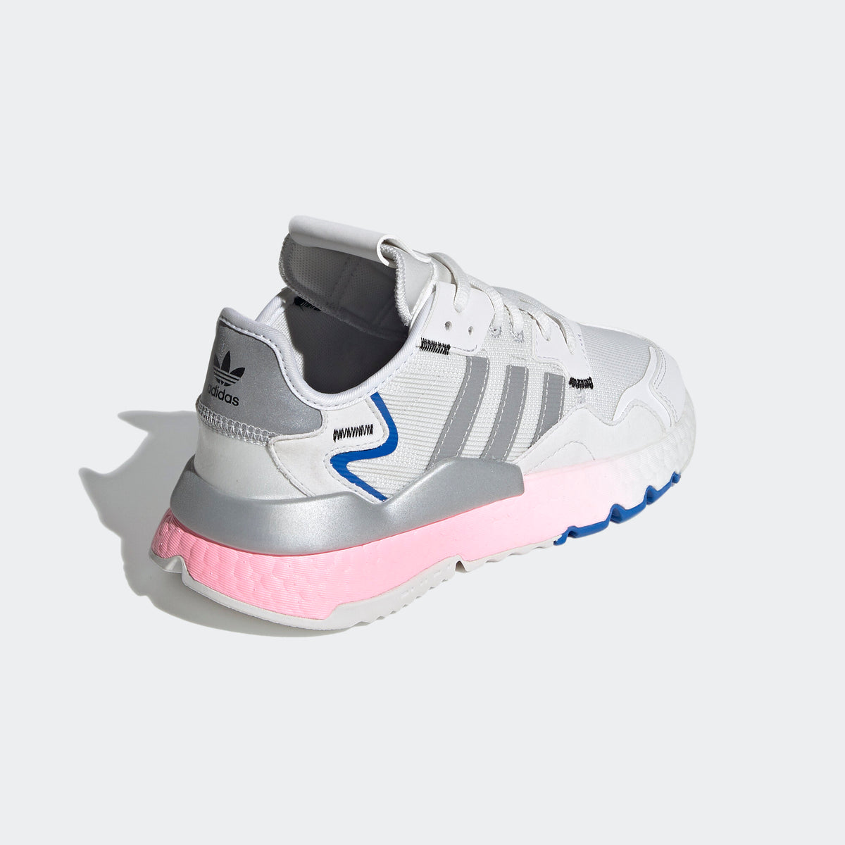 Adidas Nite Jogger Sneakers - Light Grey / Dark Grey / Blue - view 5