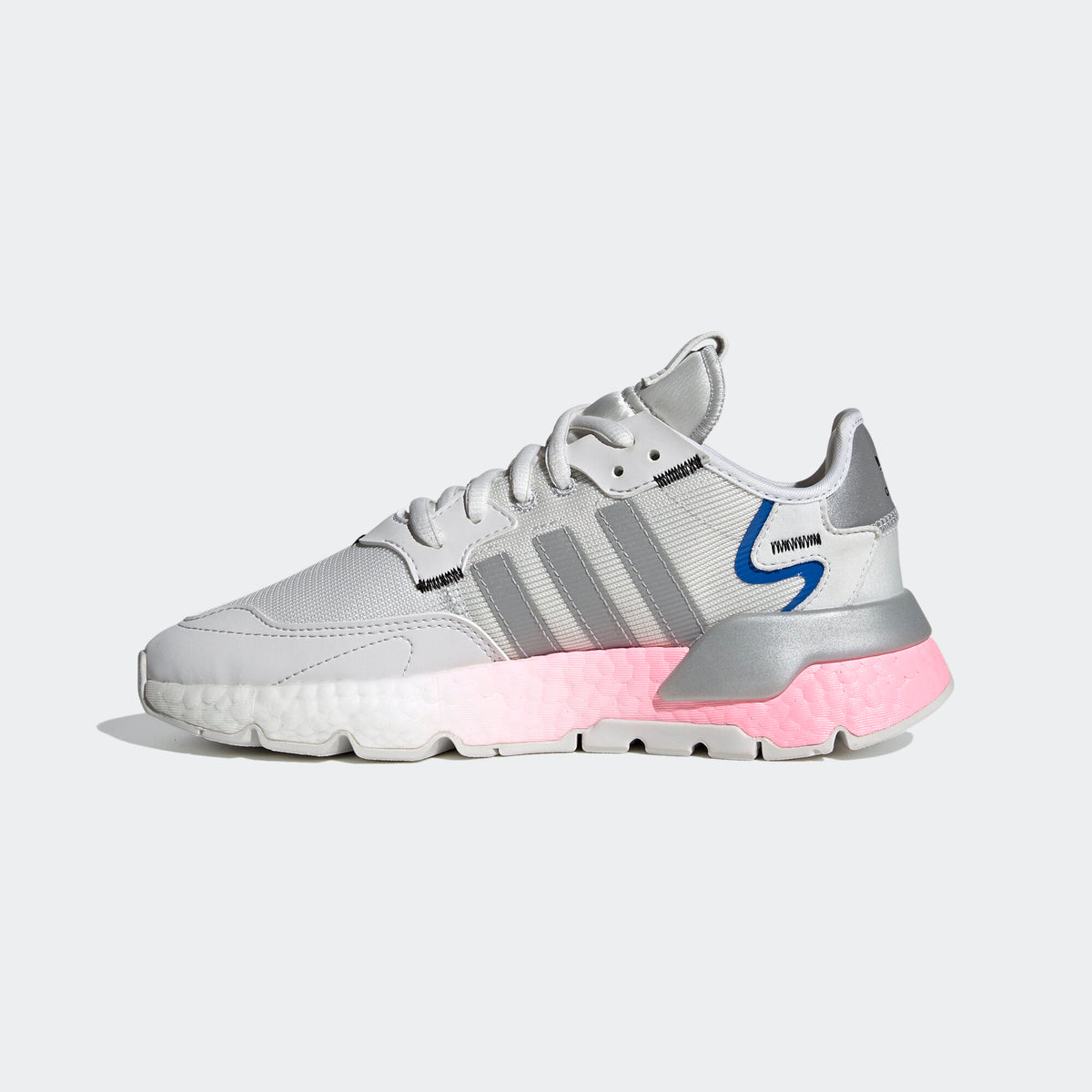 Adidas Nite Jogger Sneakers - Light Grey / Dark Grey / Blue - view 6
