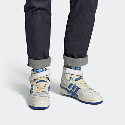 Adidas OG Forum 84 Sneakers - Off White / Crystal White / Blue - view 2