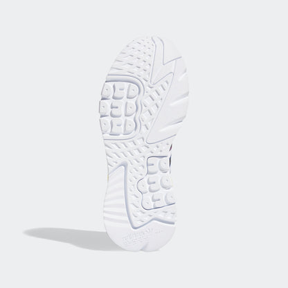 Adidas Nite Jogger Pride Sneakers - White / Core Black / Green / Blue / Purple / Orange Red / Orange Yellow / Yellow / Silver - view 4