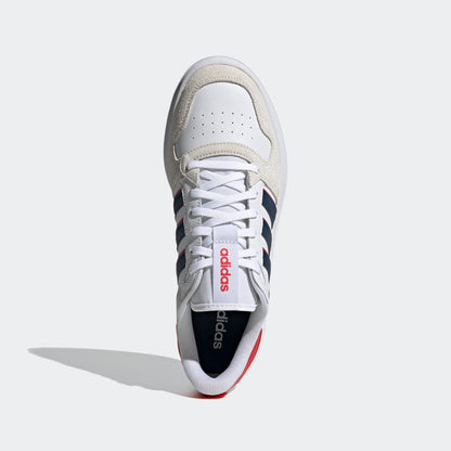 Adidas Breaknet PLUS Sneakers - White / Beige / Navy / Red - view 3
