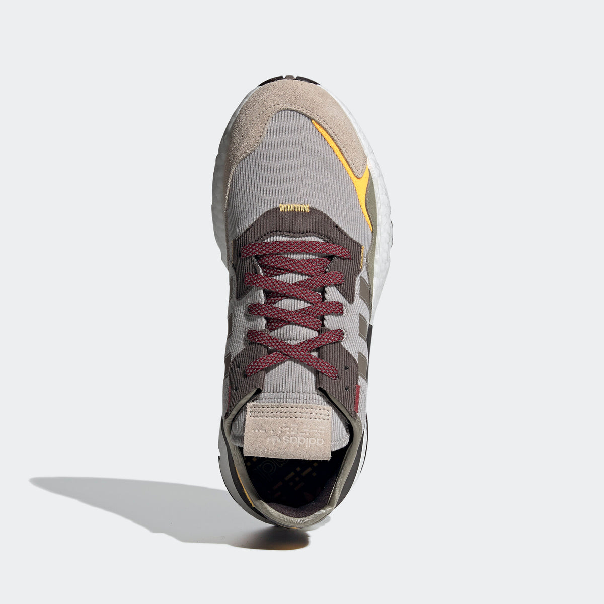 Adidas Nite Jogger Sneakers - Dark Grey / Black / Yellow / Dark Green / Taupe - view 2