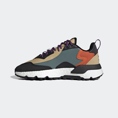 Adidas Nite Jogger Winterized Sneakers - Ochre / Dark Green / Black / Red - view 6