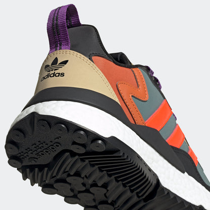 Adidas Nite Jogger Winterized Sneakers - Ochre / Dark Green / Black / Red - view 8
