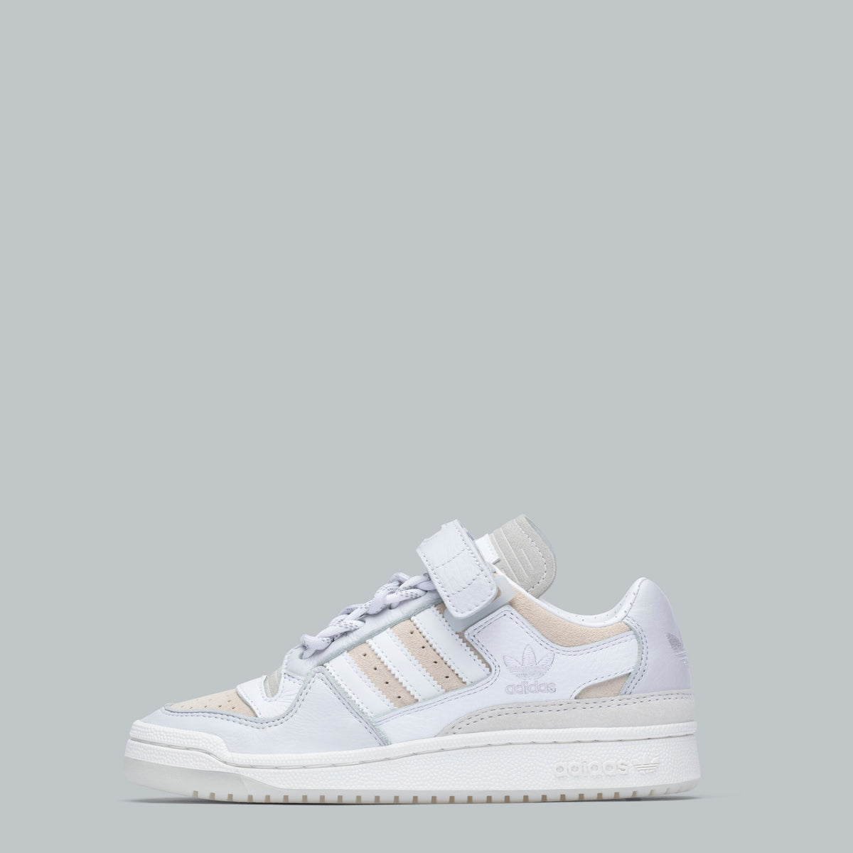 Adidas Forum Low Sneakers - Grey White / White / Nude Pink - view 2