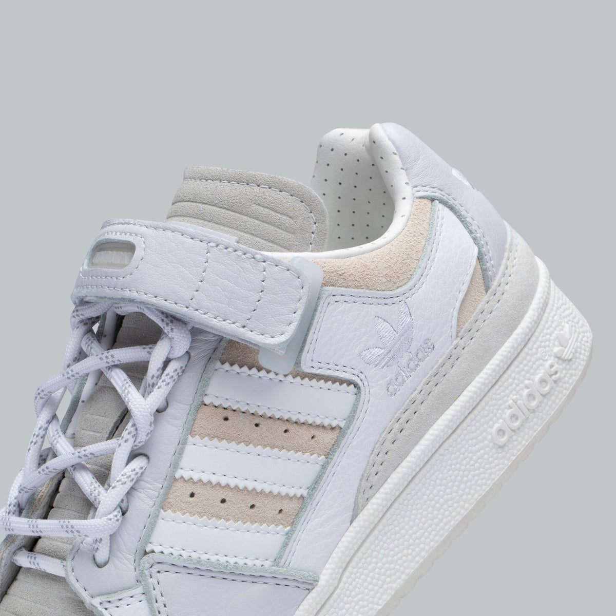 Adidas Forum Low Sneakers - Grey White / White / Nude Pink - view 7