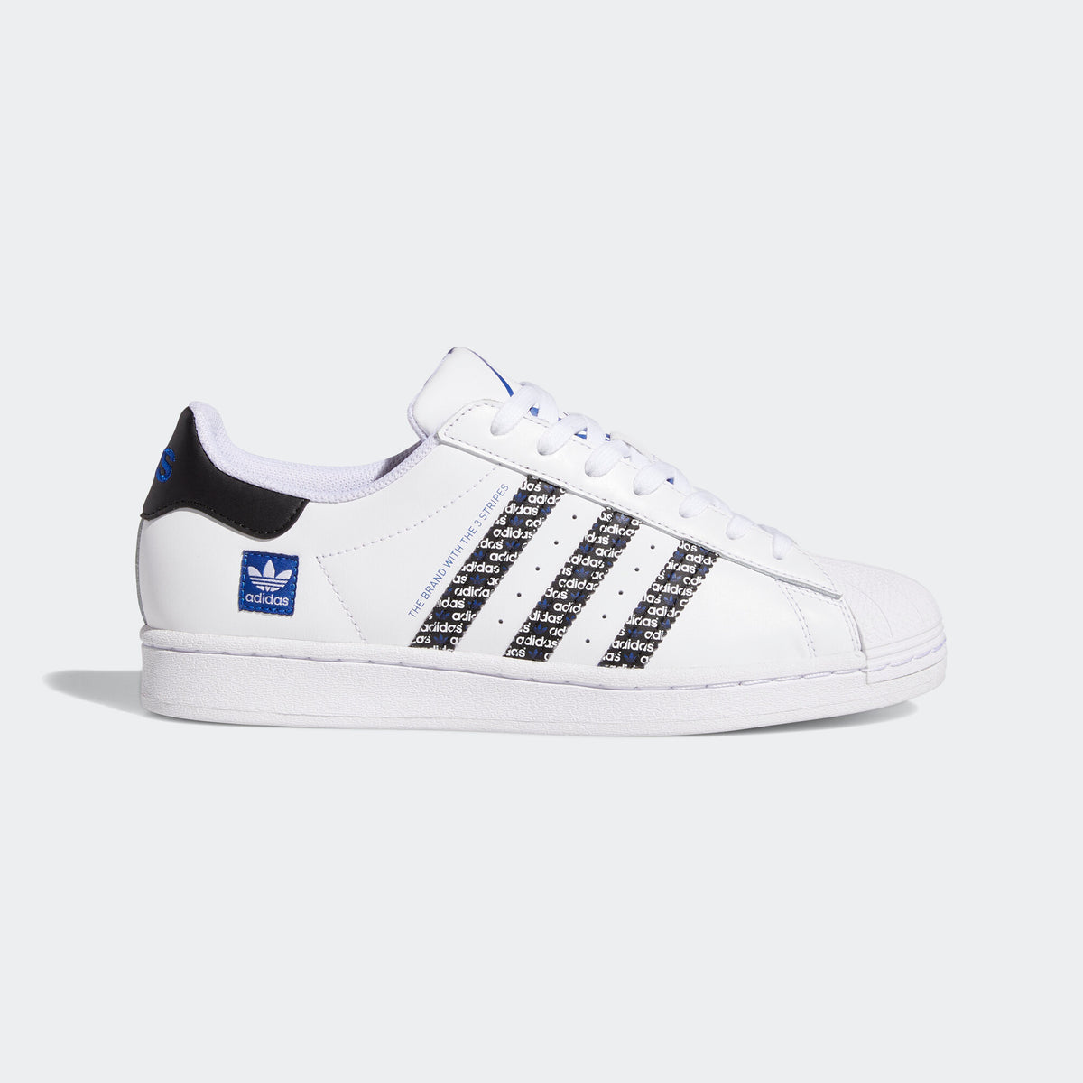Adidas Superstar Sneakers - White / Core Black / Collegiate Blue - view 1