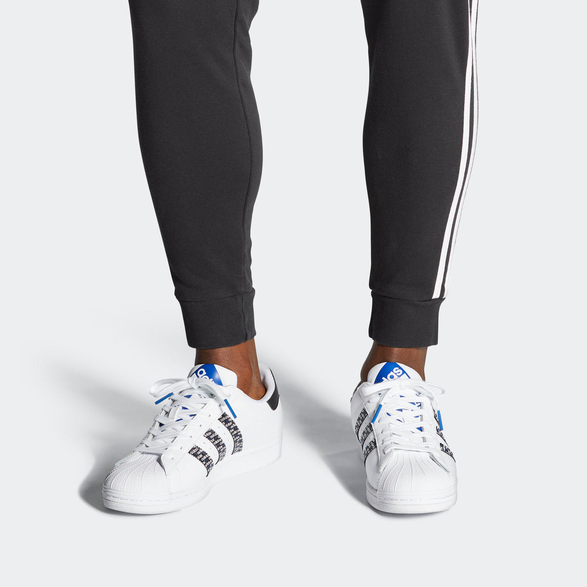 Adidas Superstar Sneakers - White / Core Black / Collegiate Blue - view 2