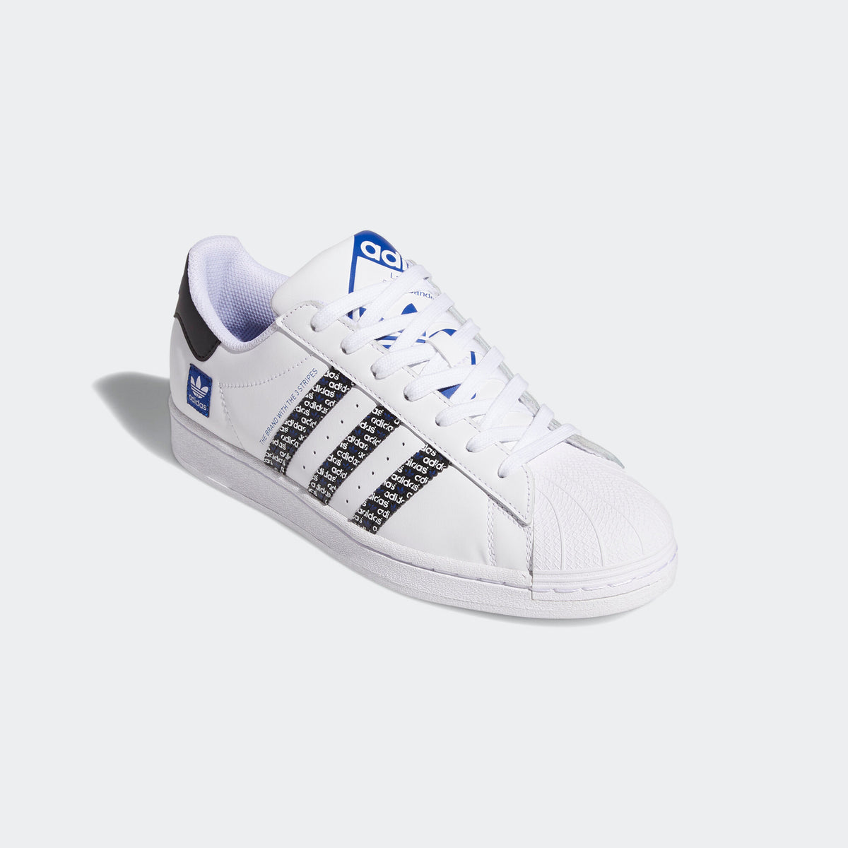 Adidas Superstar Sneakers - White / Core Black / Collegiate Blue - view 5