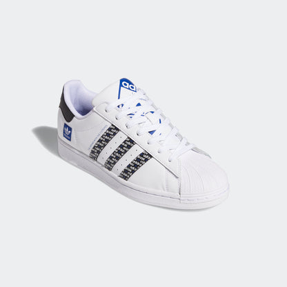 Adidas Superstar Sneakers - White / Core Black / Collegiate Blue - view 5