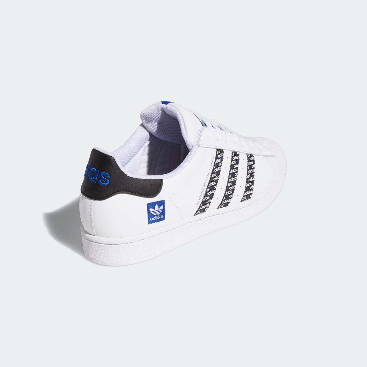 Adidas Superstar Sneakers - White / Core Black / Collegiate Blue - view 6