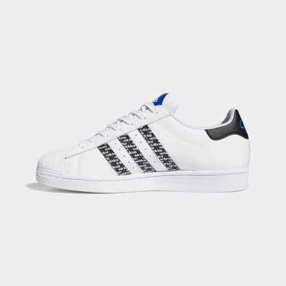 Adidas Superstar Sneakers - White / Core Black / Collegiate Blue - view 7