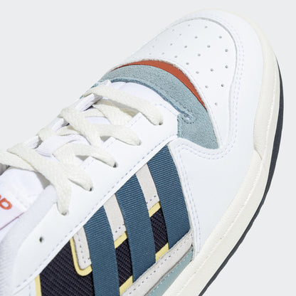 Adidas Forum Exhibit LOW Sneakers - White / Black / Haze Blue / Beige / Orange / Denim Blue - view 7