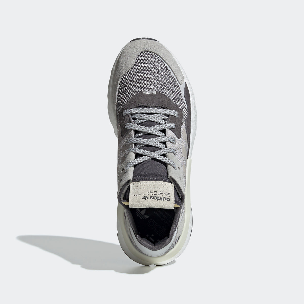 Adidas Nite Jogger Sneakers - Grey Five / Grey One / Grey Two - view 3