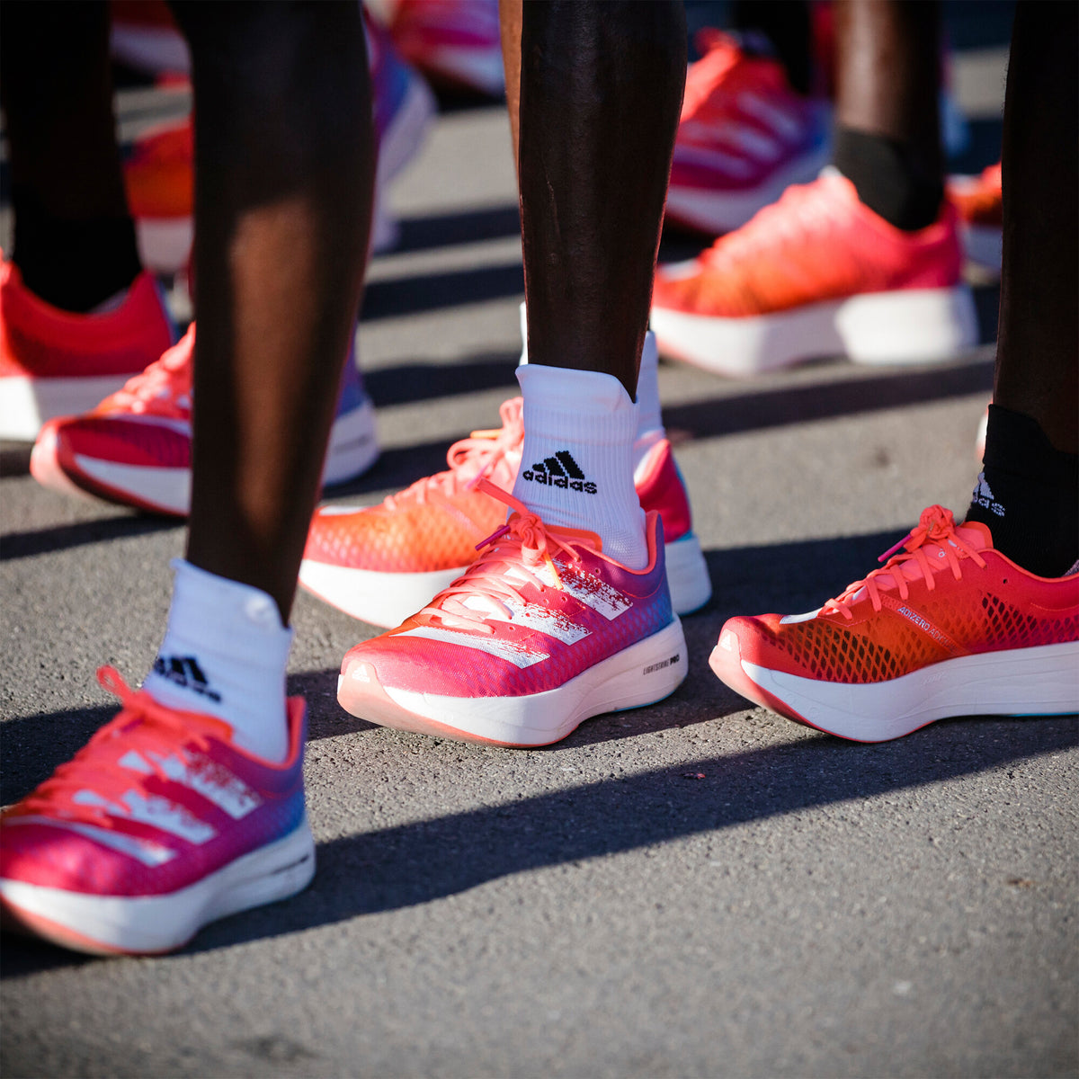 Adidas Adizero Adios PRO Sneakers - Pink / White / Pink - view 2