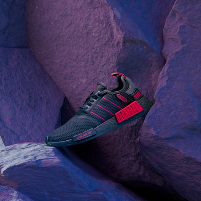 Adidas NMD_R1 Sneakers - Black / Red - view 4