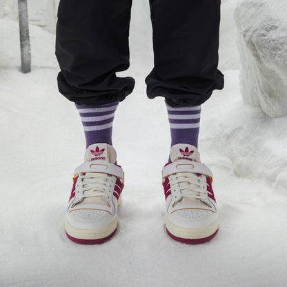 Adidas Forum 84 LOW Sneakers - White / Purple - view 3