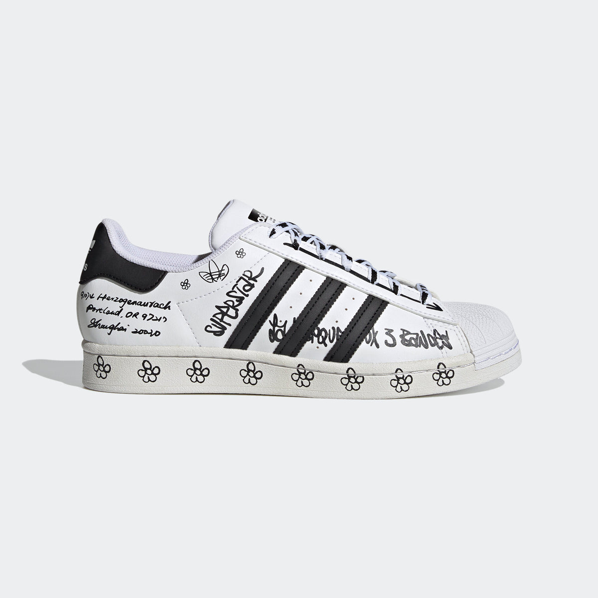 Adidas Superstar Sneakers - White / Black - view 1