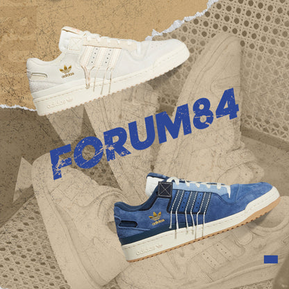 Adidas Forum 84 LOW Sneakers - Dark Navy / White - view 1