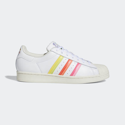 Adidas Superstar Pride Sneakers - White / Yellow / Red / Blue / Green / Purple - view 1